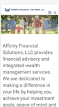 Mobile Screenshot of affinityfinancials.com