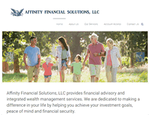 Tablet Screenshot of affinityfinancials.com